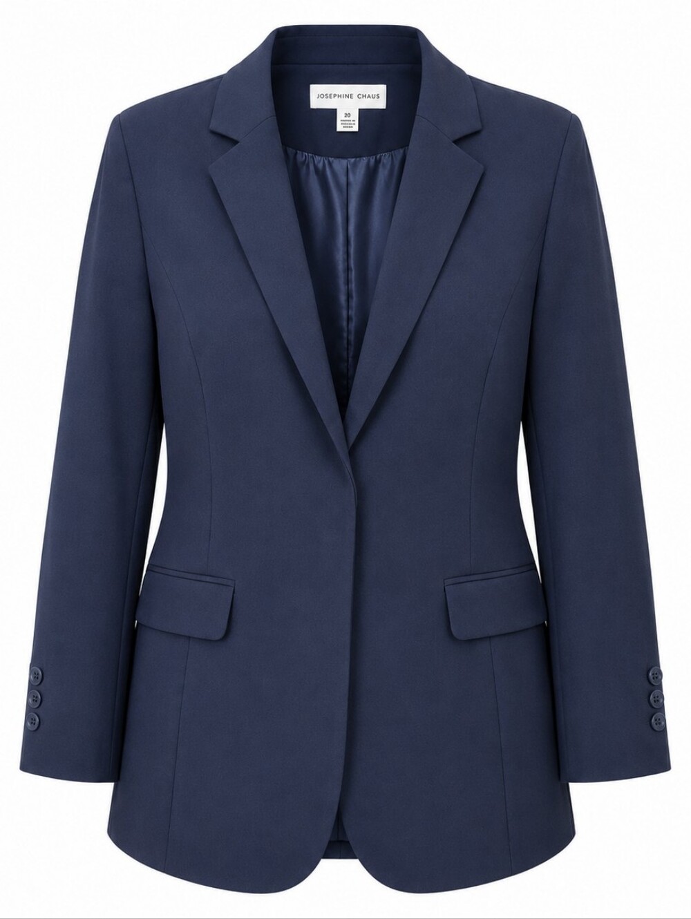 JOSEPHINE CHAUS | NWT Classic‎ Professional Navy Blue Blazer Office Boss | 20